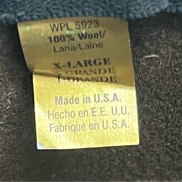 Goorin Bros Fedora Brown Wool Fedora Hat SIZE XL  100% Wool WPL 5923 MADE IN USA - Picture 9 of 9